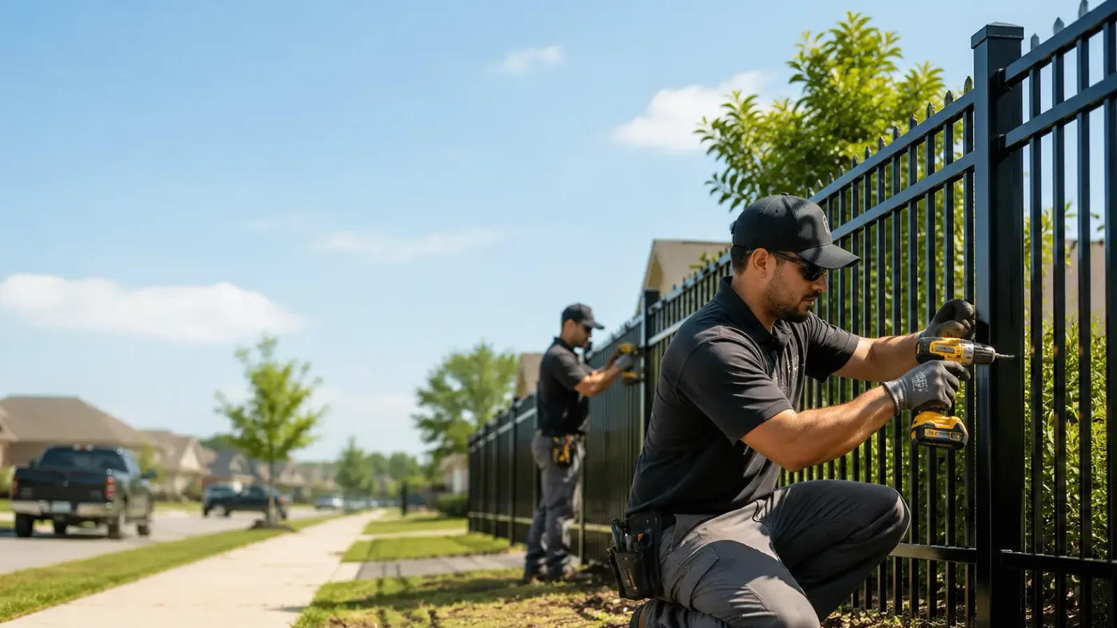 Metal Fence Installation in Lansing, MN